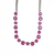 Small and Large Cushion Cut Necklace in Sun-Kissed "Blush" *Preorder*