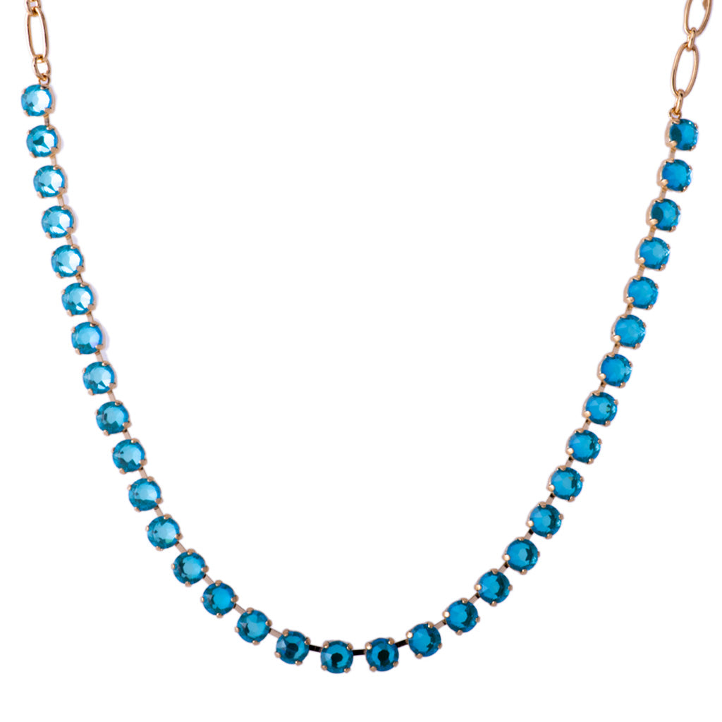 Medium Classic Crystal Necklace in "Sun-Kissed Laguna" *Custom*