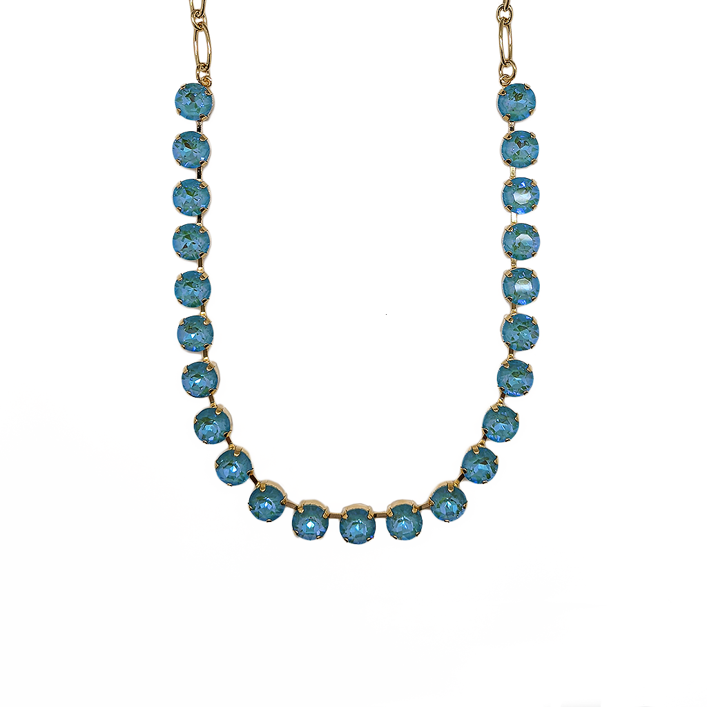 Large Everyday Necklace in Sun-Kissed "Aqua" *Custom*