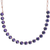 Large Round Necklace in "Amethyst" *Custom*