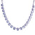 Large Round Necklace in "Checkerboard Clear" *Custom*