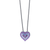 Pavé Heart Pendant in "WIldberry"  *Custom*