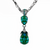 Double Stone Pear Pendant in Sun-Kissed "Laguna" *Custom*