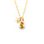 Double Stone Pear Pendant in "Cookie Dough" *Custom*