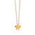Double Marquise Stacked Pendant  in "Chai" - Rose Gold