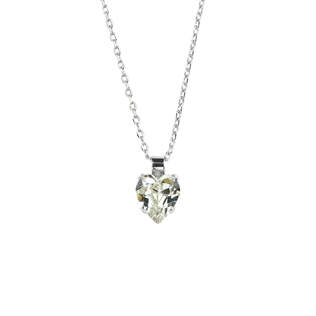 Clear Heart Pendant *Custom*