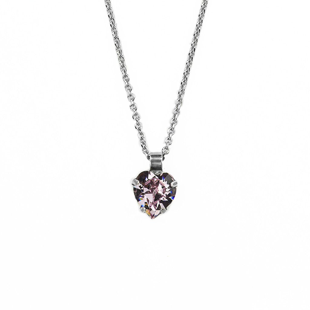 Light Amethyst Heart Pendant *Custom*