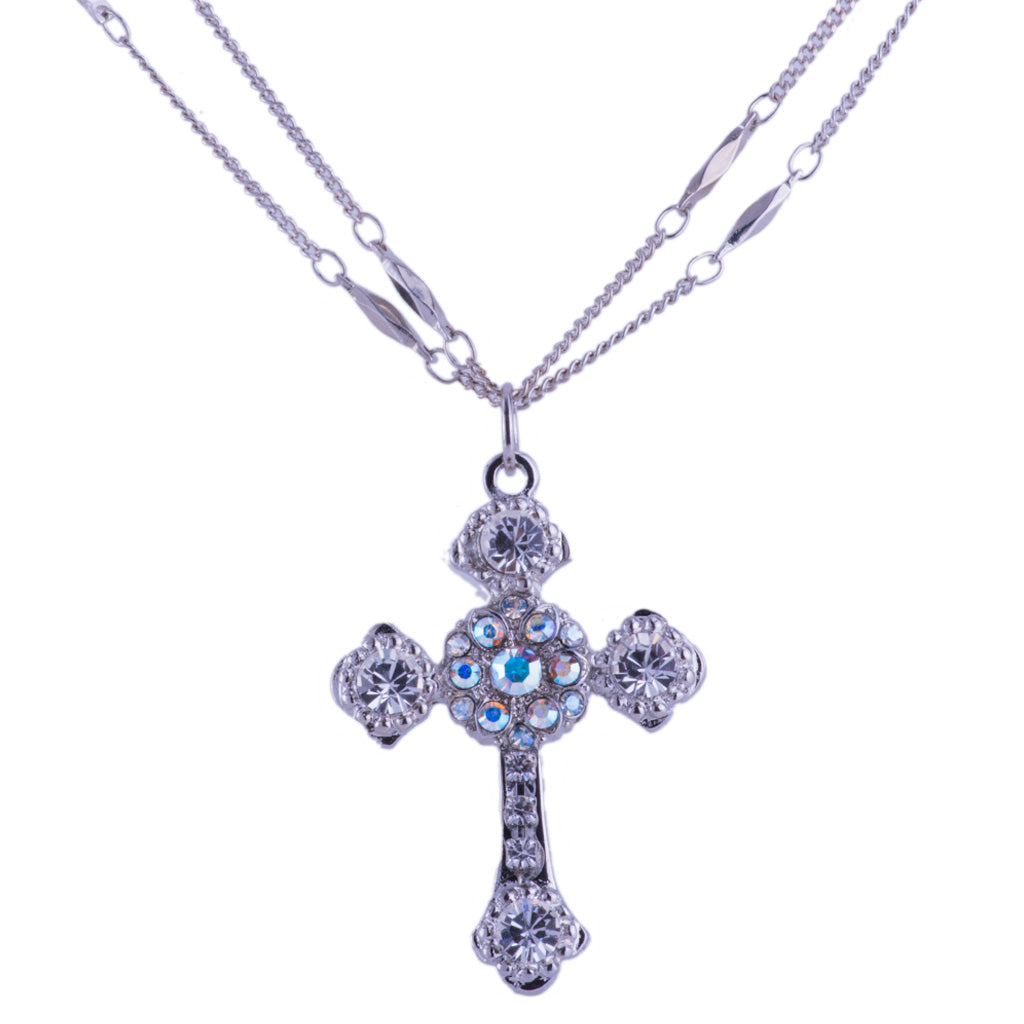 Flat Cross Pendant in "Winds of Change" *Custom*