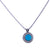 Large Halo Pendant in "Electric Blue" *Custom*