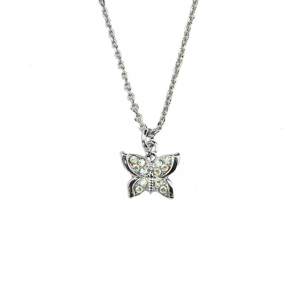Butterfly Pendant in "Crystal Moonlight" *Custom*