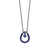 Horseshoe Pendant with Dangle "Wildberry" *Custom"