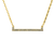 Horizontal Bar Pendant in "On a Clear Day" *Custom*