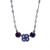Quatrefoil Trio Pendant in "Wildberry"  *Custom*