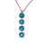 Four Stone Small Cushion Cut Pendant in Sun-Kissed "Laguna" *Custom*