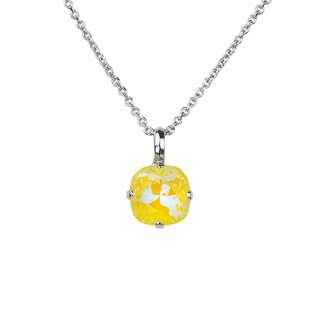 Cushion Cut Pendant in Sun-Kissed "Sunshine" *Custom*