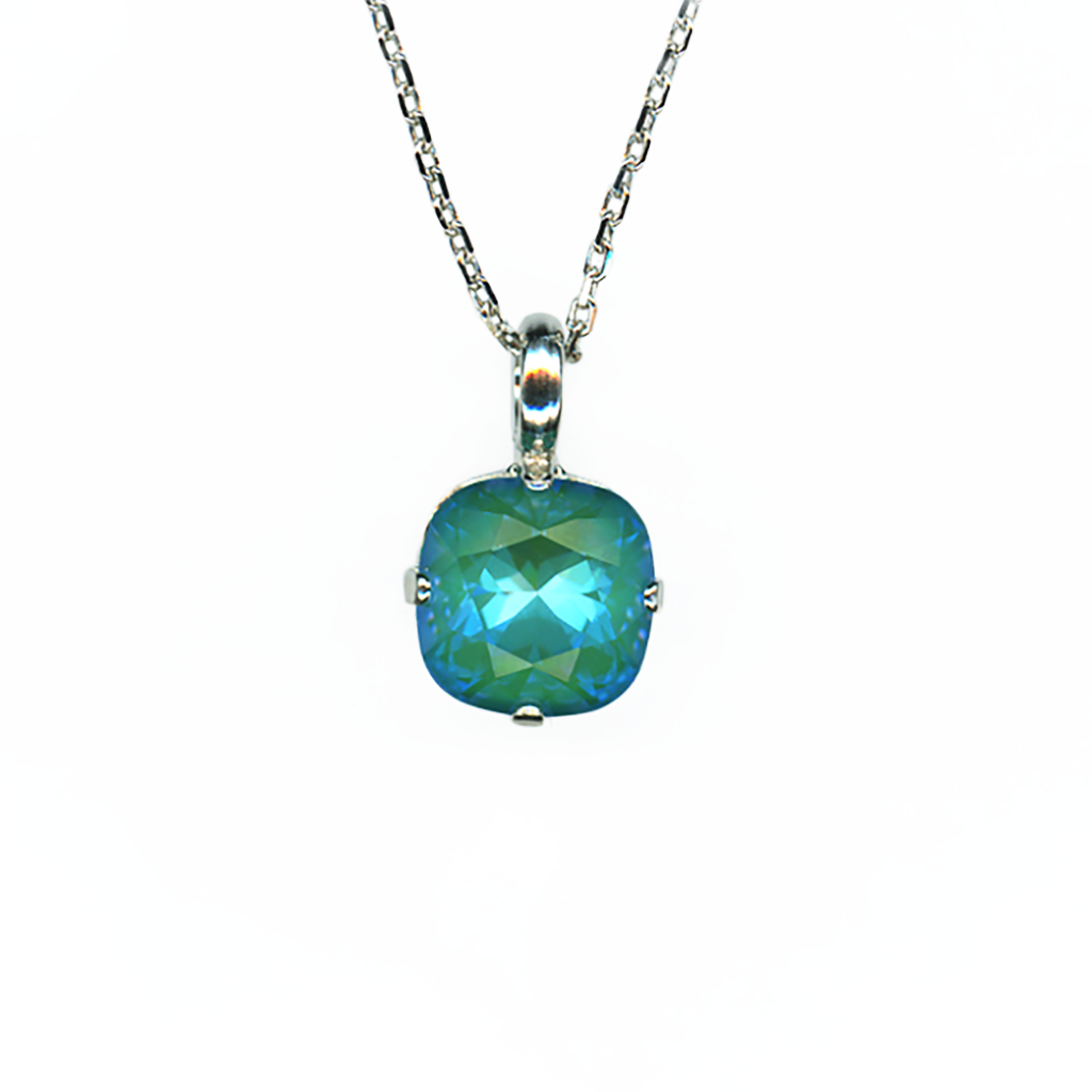 Cushion Cut Pendant in Sun-Kissed "Laguna" *Custom*