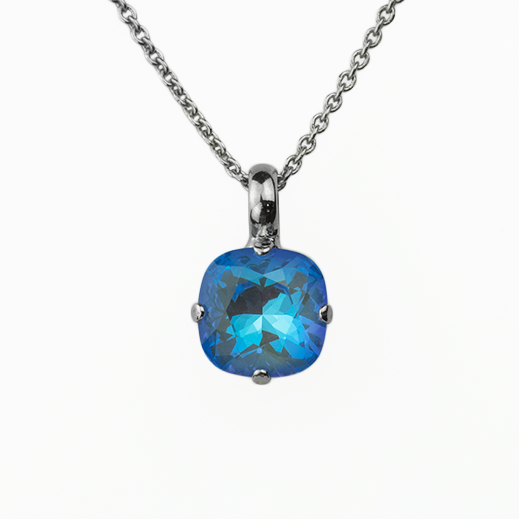 Cushion Cut Pendant Sun-Kissed "Ocean" *Custom*