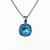 Cushion Cut Pendant Sun-Kissed "Ocean" *Custom*