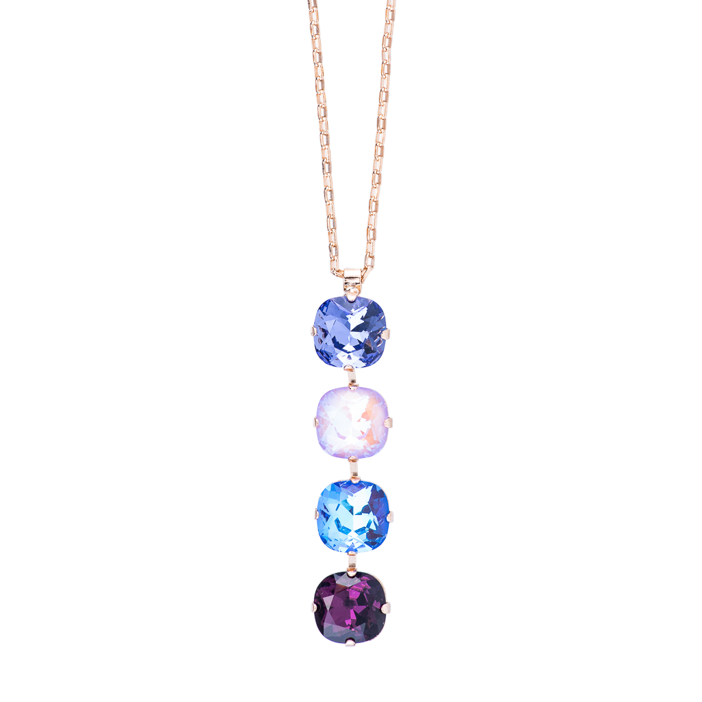 Four Stone Cushion Cut Pendant in "Peace" *Custom*