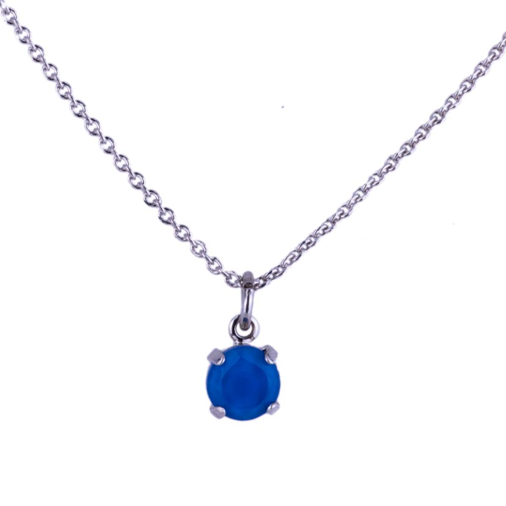 Medium Everyday Pendant in "Blue Ralton" *Custom*