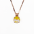 Large Round Single Stone Pendant Sun-Kissed "Sunshine" *Custom*