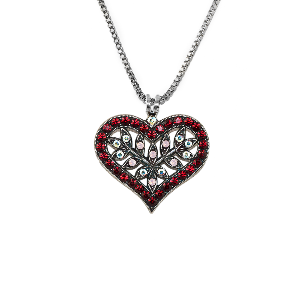 Long Heart Pendant in "True Romance" *Custom*