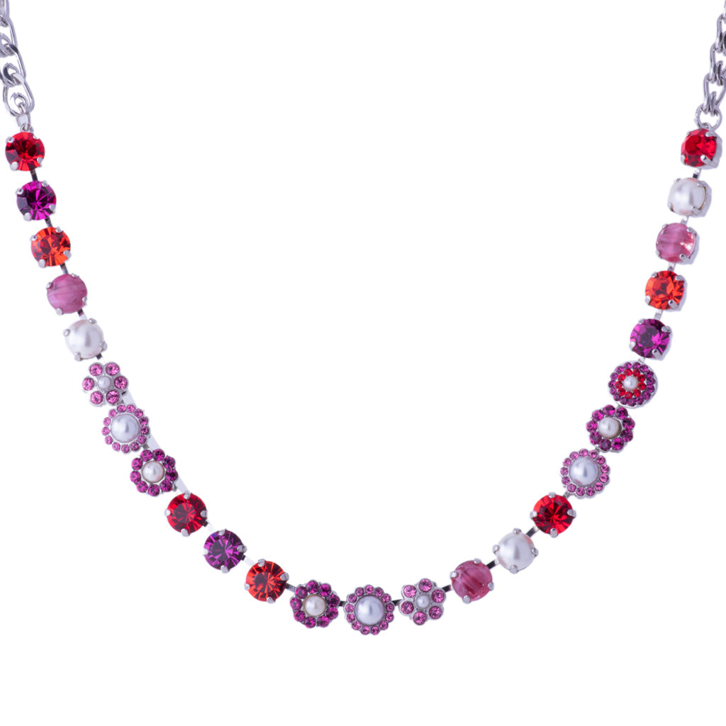 Medium Rosette Necklace in "Roxanne" *Custom*
