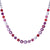 Medium Rosette Necklace in "Roxanne" *Custom*