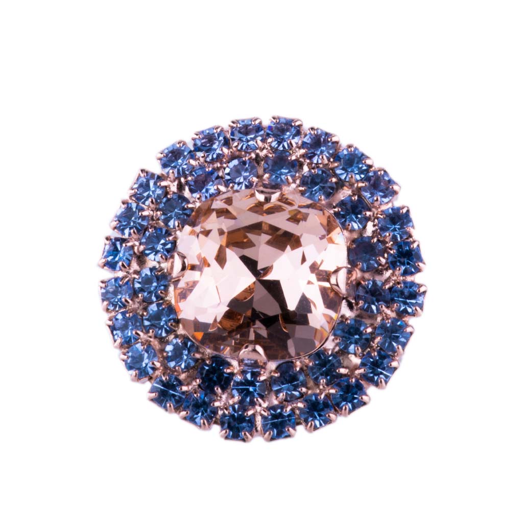Large Cushion Cut Double Halo Ring in "Dancing in the Moonlight" *Custom*