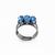 Three Stone Marquise Adjustable Ring in Sun-Kissed "Ocean" *Preorder*