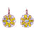 Guardian Angel Leverback Earrings in "Fields of Gold"  *Custom*