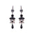 Marquise Elemental Leverback Earrings in "Tuxedo" *Custom*