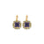 Square Halo Earrings in "Lavender Mist" *Custom*