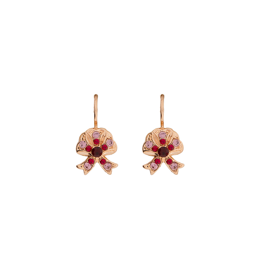 Bow Earrings in "Cranberry Crush" *Custom*