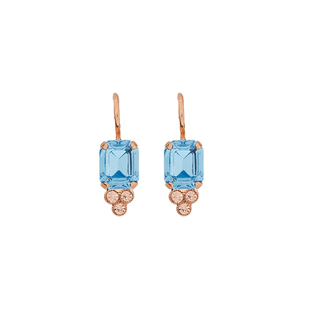 Medium Emerald Trio Cluster Earrings in "First Toast" *Custom*