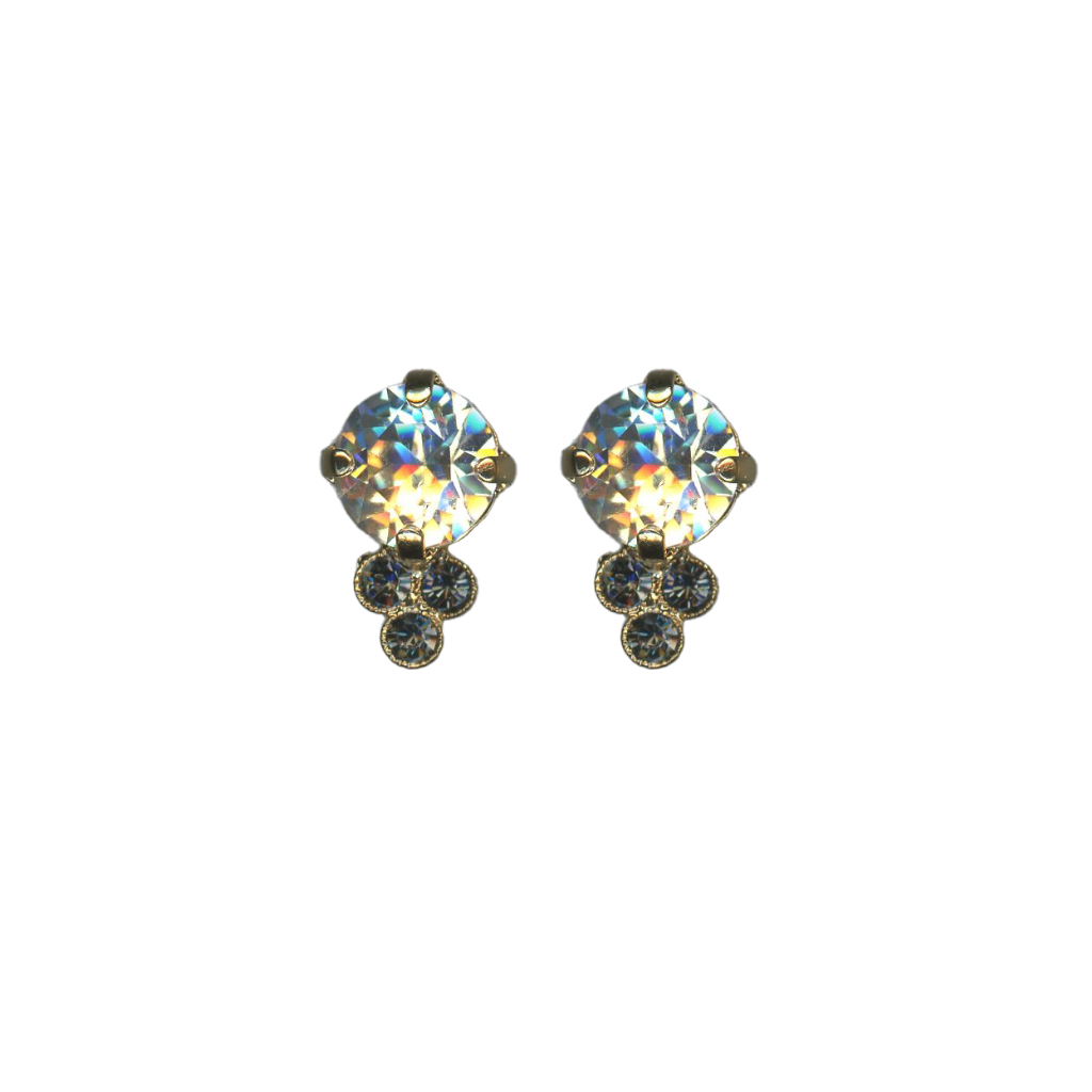 Medium Trio Cluster Post Earrings in "Fresh Ice" *Custom*