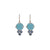 Medium Trio Cluster Earrings in "Crystal Blue" *Custom*