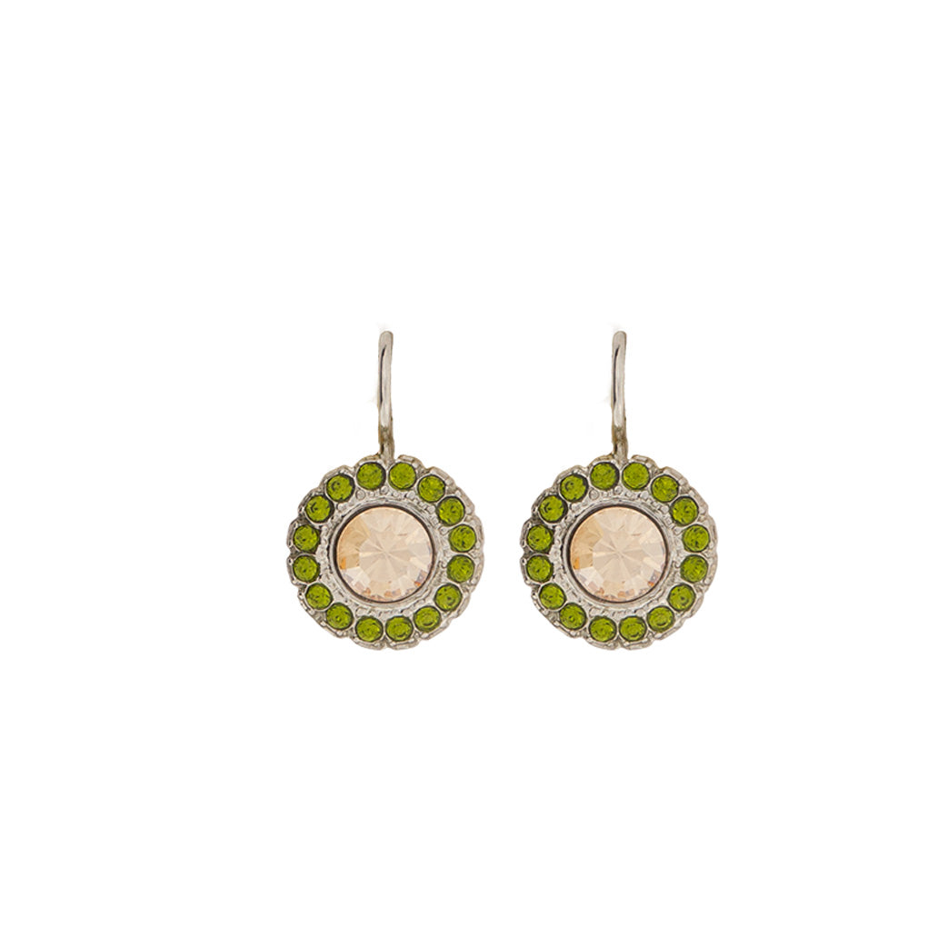 Halo Disc Earrings in "Olive Garnish" *Custom*