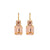 Large Emerald Classic Earrings in "Amaretto" *Custom*