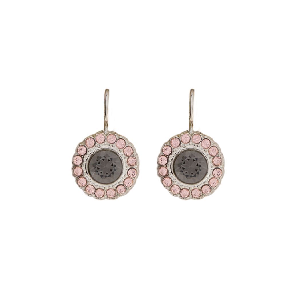 Halo Disc Earrings in "Champagne Kisses" *Custom*