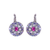Guardian Angel Earrings in "Sparkle Berry" - Antique Silver
