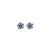 Petite Petunia Leverback Earrings in "Countdown Gown" *Custom*