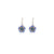 Petite Petunia Leverback Earrings in "Countdown Gown" *Custom*
