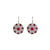 Guardian Angel Earrings in "Cranberry Crush" *Custom*