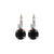 Large Double Stone Earrings in "Obsidian Shores" *Custom*