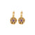 Petite Round Cluster Leverback Earrings in "Cello Solo" *Custom*