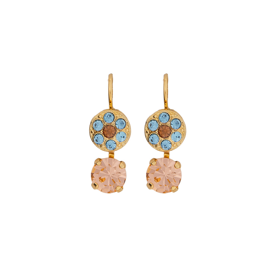 Medium Drop Earrings in "First Toast" *Custom*