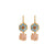 Medium Drop Earrings in "First Toast" *Custom*