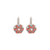 Swirl Pavé Post Earrings in "Sunset Drive-In" *Custom*