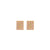 Rectangle Pavé Earrings in "Champagne Kisses" *Custom*